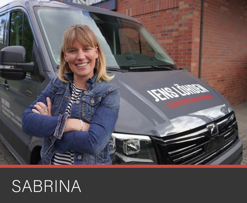 Sabrina - Arbeitet bei DachdeckermeisterLöhden im Büro